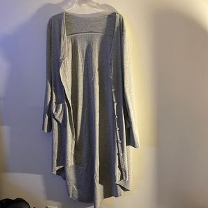 Size XL grey cardigan